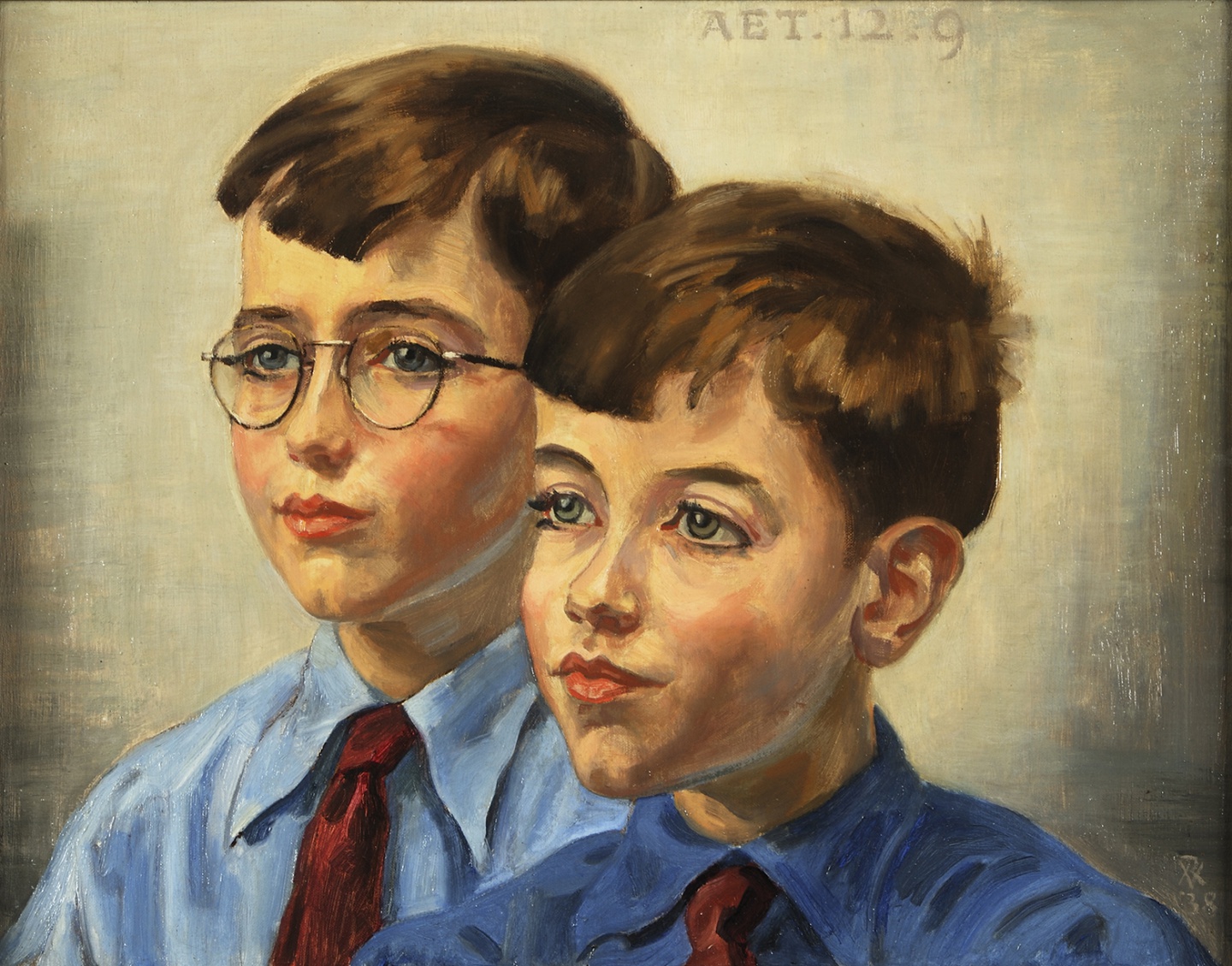 De afbeelding toont een kunstzinnig portret van Johan en Rob Polak. Gemaakt door: Engelien  Reitsma-Valença 